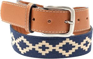 เข็มขัดโปโลหนังแท้ทำด้วยมือคุณภาพสูง - Product Image 2