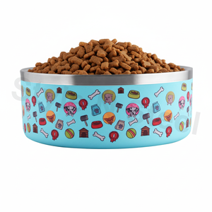 ชุดชามน้ำสำหรับสุนัขแบบพกพา4ชิ้นทำจากสแตนเลสผนังสองชั้นเป็นมิตรกับสิ่งแวดล้อม - Product Image 3