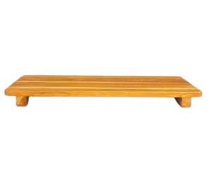 Bandeja Decorativa de Madera Arthamas, Diseño Art Deco, Hecha a Mano, Pieza Única, Patrón Horizontal, Florero de Mesa - Product Image 1