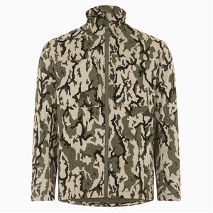 Camisa de caza fabricada profesional cuello alto transpirable verano adecuado disponible colores sólidos para impresión por sublimación - Product Image 1