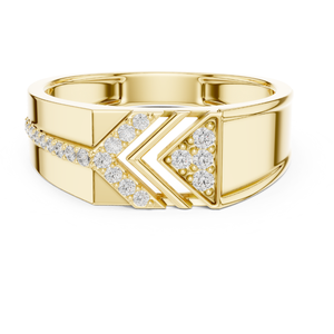 Fancy Round Diamond <b>Ring</b> for <b>Men</b> IGI Certified Lab Grown Stone Luxury Fashion Jewelry Wholesale and Retail Buyers - Product Image 2