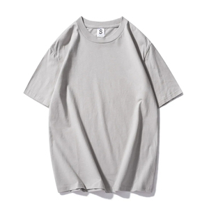 Stock de vêtements mixtes en vrac T-shirt 100% coton à manches courtes personnalisable pour hommes T-shirt vierge imprimé avec logo personnalisé - Product Image 5