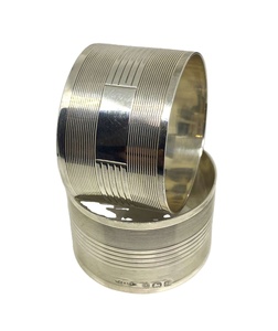 Anneau de serviette en acier inoxydable solide argent usine vente en gros anneau de serviette en acier inoxydable à la mode pour la fabrication vente en gros - Product Image 1