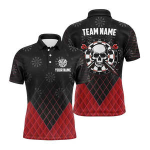 Maillot de match de fléchettes professionnel avec tissu de refroidissement léger entièrement sublimé et ajustement confortable pour de longues heures de jeu - Product Image 6