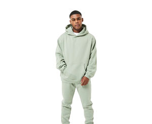 Ensemble survêtement homme personnalisé imprimé, sweat-shirt à capuche et jogging, streetwear décontracté, vêtements de sport, tenue deux pièces, survêtement d'hiver - Product Image 2