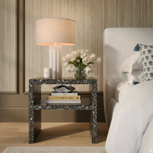 Lámparas de Noche Modernas de Concha de Capiz de Alta Calidad al por Mayor, Muebles de Dormitorio, Lámparas de Noche Hechas a Mano por Artesanos en Vietnam - Product Image 5