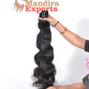 Paquetes de cabello virgen Remy 100% sin procesar, onda profunda, onda de agua, onda corporal, alineados, venta al por mayor, indios, económicos, doble trama, de proveedor, con tejido a máquina - Product Image 5