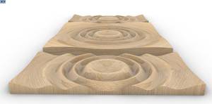 Decoración de pared paramétrica Archivo 10 STL para enrutador CNC e impresión 3D Plantilla digital de Arte de panel de pared moderno geométrico - Product Image 3