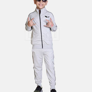 New Clothes High Quality Unisex Fleece Solid Color Sport <b>Suit</b> Two-piece <b>Baby</b> Kids Tracksuit - Product Image 1