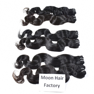 100% máquina de extensiones de cabello humano Bodywave de templo vietnamita crudo sin procesar trama doble con extremos dibujados individuales suministrados por el proveedor - Product Image 6