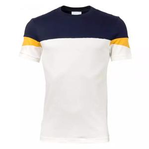 Camisetas de manga corta de dos colores de alta calidad para hombre, ropa de verano con cuello redondo, camisetas de algodón de gran tamaño con diseño de logotipo personalizado para hombre - Product Image 4