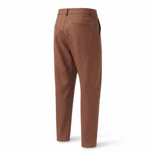 Pantalon en textile droit confortable de haute qualité, en coton doux, léger et respirant, pour usage décontracté, en vente en ligne - Product Image 4