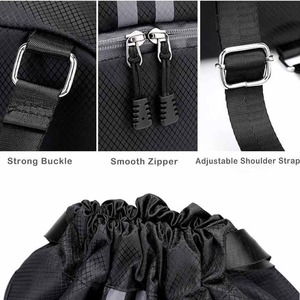 Sacs de football pour garçons et filles Sac à dos de basket-ball Sac de volley-ball Sac à dos de football à cordon avec compartiment pour balle et chaussures PK - Product Image 2