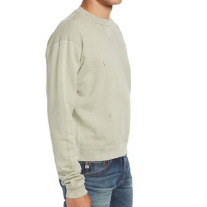 Vente en gros de sweatshirts à col rond Streetstyle 100% coton pour hommes sweat-shirt à capuche personnalisé avec logo imprimé - Product Image 3