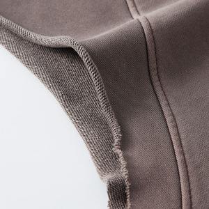 2025 Men's Summer <b>Sleeveless</b> <b>Hoodies</b> Solid Casual Baggy Street Wear with Dropped Shoulder Loose Fit 100% Cotton - Product Image 3