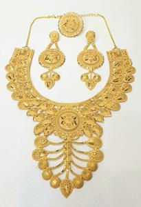 Conjuntos de joyería fina para mujer exclusivos de la colección africana, rubí chapado en oro de 24 quilates, nuevo diseño de moda para fiestas de aniversario de boda - Product Image 5