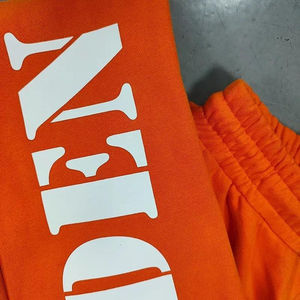 acid wash sun faded <b>mens</b> <b>trouser</b> custom made screen <b>printing</b> puff <b>print</b> flared sweat pant <b>trouser</b> <b>mens</b> - Product Image 4