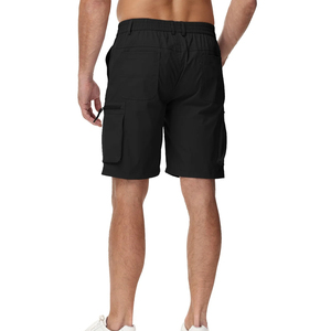 Pantalones cortos deportivos Cargo informales de moda para hombre, pantalones cortos holgados de cinco puntos para entrenamiento de correr de secado rápido para hombre, pantalones cortos con logotipo personalizado para hombre - Product Image 6