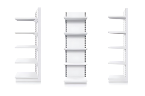 Adjustable Heavy Duty Metal <b>Steel</b> <b>Shelving</b> Display <b>Unit</b> Powder Coated Finish Quick Installation Custom Retail Store Usage Direct - Product Image 3