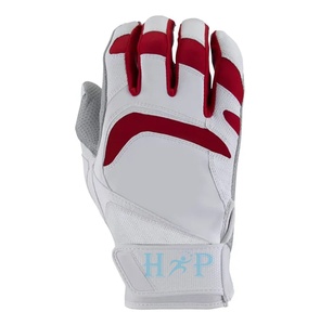 Guantes de bateo de béisbol personalizados al por mayor, la mejor calidad de cuero de protección de manos, guantes de bateo de algodón y poliéster grandes para diestros - Product Image 4