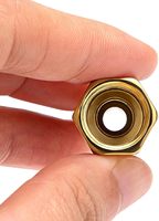 Raccord rapide pour compresseur d'air, filetage femelle NPT 1/4 pouce, type D industriel, en laiton massif