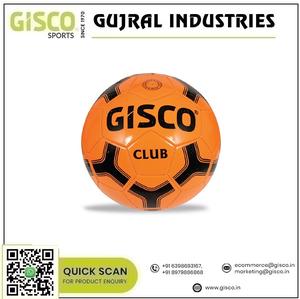 Ballons de football Club de qualité à l'exportation, ballon de football en PVC 2 plis cousu avec une doublure latérale en coton et un côté en polyester pour l'entraînement - Product Image 2
