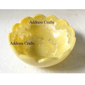 Saladier personnalisé Design créatif vaisselle bols décor de table meilleure vente plateaux outils de cuisine bol en résine tourbillon unique - Product Image 2