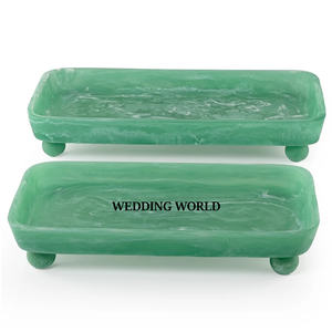 Plateau décoratif à chocolat en résine Plateau à chocolat fait main de qualité supérieure Meilleure vente Nouveau plateau à chocolat fantaisie - Product Image 2