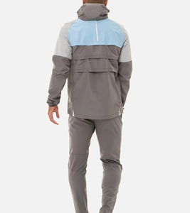 Vêtements de sport pour hommes, ensemble de survêtement léger à logo personnalisé, coupe-vent décontracté d'été, 2 pièces - Product Image 3