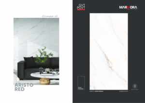 Carreaux de sol et de mur en porcelaine de qualité supérieure 600x1200, finition marbre poli, grand format, pour hôtels, villas et bureaux. - Product Image 3