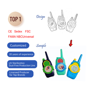 Custom Logo Children's Walkies Talkie Plastic Toys for Kids Promotional Toy Kid Gift Fidget Sensory Product Police Montessori
