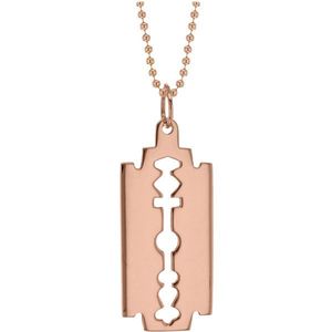 Manufacturer Wholesale Fashion Popular Titanium Steel Razor Pendants Necklace Men and Women General Exquisite Necklace - Product Image 4