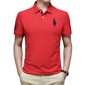 Mode décontracté été nouveau Design hommes Polo t-shirt hommes col roulé Polo à manches courtes Polo chemise nouveaux vêtements Golf PoloTshirt - Product Image 1