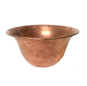 Bol à mélanger moderne en cuivre massif poli pour fruits et aliments, taille moyenne, vaisselle Creation Valley Impex - Product Image 5