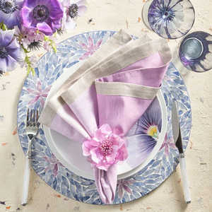 Sous-plat rond en nacre de luxe, artisanal, en coquillage, pour une décoration de table élégante et côtière, fabriqué au Vietnam - Product Image 2