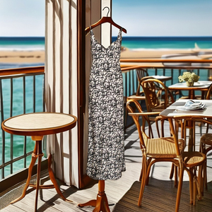 Mới Đến Phụ Nữ 'Mùa Hè Buổi Tối Maxi Dress Thoáng Khí Dâu Lụa Dài V <span class=keywords><strong>Lyon</strong></span> Trượt Thời Trang Giản Dị Dịch Vụ OEM Cho Kỹ Thuật Số - Product Image 5