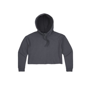 เสื้อฮู้ดครอปผู้ชาย สีเทาล้วน แขนปกติ ทรงปกติ สวมใส่สบาย ผ้าฝ้ายเฟรนช์เทอร์รี่ เหมาะสำหรับฤดูหนาว เป็นมิตรต่อสิ่งแวดล้อม - Product Image 4
