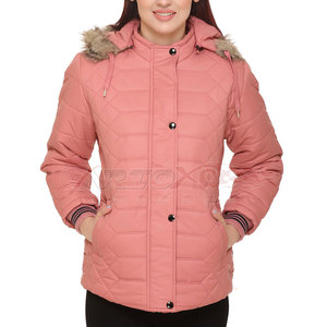 Veste bouffante en peau de mouton XL de superbe qualité pour femmes Conception personnalisée Caractéristique respirante Hiver Col montant Fourniture de tissu en gros - Product Image 1