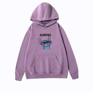 Sweat-shirts à capuche surdimensionnés pour femmes, personnalisés, 100% coton, imprimé en relief, avec logo sur le devant, style Y2K - Product Image 5