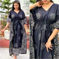 Caftan imprimé en coton teint et cravate sur mesure fabriqué à partir de tissus 100% coton idéal pour les magasins de vêtements pour la revente