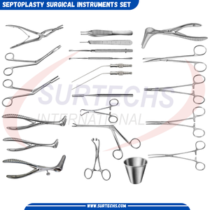 Surtechs International - Juego de Pinzas Quirúrgicas para Septoplastia de Acero Inoxidable, Manuales, Personalizables, de Alta Calidad, con Certificación CE ISO - Product Image 2