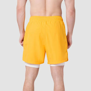 2025 nuevos pantalones cortos de nailon para correr para hombre, stock de playa al por mayor, pantalones cortos de nailon con estampado bordado de logotipo personalizado para hombre - Product Image 3