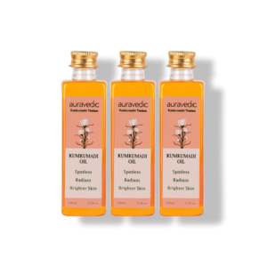 Kumkumadi <b>Oil</b> Pack of 3 Targeted for Face Main Ingredient Turmeric - Product Image 1