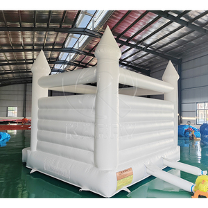 Commercial White <b>Inflatable</b> Bounce <b>House</b> Kids Jumping Castle PVC Bouncer - Product Image 3