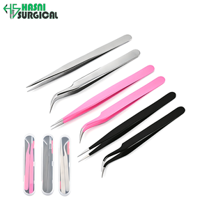 Clinical Grade Surgical Instruments Supplier <b>Eyelash</b> Extension Tweezers Set for Lash <b>Application</b> - Product Image 2