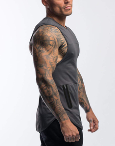 Camiseta sin Mangas para Hombre con Logotipo Personalizado de Último Estilo, Tela Súper Cómoda para Entrenamiento en el Gimnasio - Product Image 5