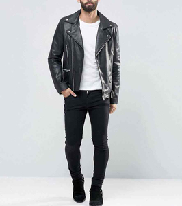 Chaqueta de cuero ligera y elegante para hombre, tela de lona, nuevo diseño, ropa larga a la venta - Product Image 6