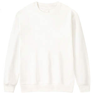 Sudadera lisa de cuello redondo personalizada para hombre jersey de gran tamaño de algodón polar - Product Image 3