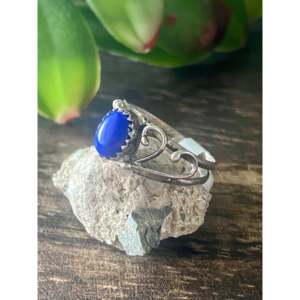 Bague Maxine Calladito Lapis en argent sterling plaqué or rose, sertie d'un numéro, bague tendance, taille unique, cadeau pour taille 7,25 - Product Image 4
