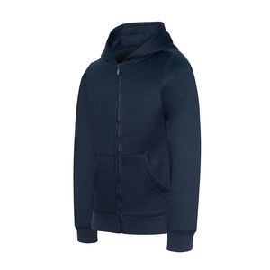 Top tendance grande taille sweats à capuche pour garçons sérigraphié bleu marine couleur sur mesure coton polaire à capuche pour adulte - Product Image 3